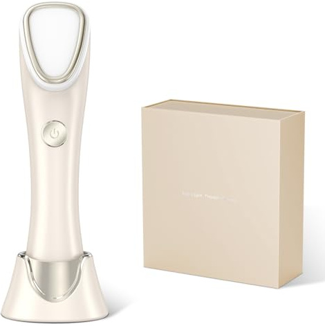 IBORRIA LED Rotlichttherapie Gerät – 3-in-1 Rotlichtlampe für Gesicht, Blau- & Infrarotlicht, Gesichtsmassagegerät gegen Falten, Hautverjüngung, Anti-Aging, 460nm Blau, 630nm Rot, 940nm Nah-Infrarot