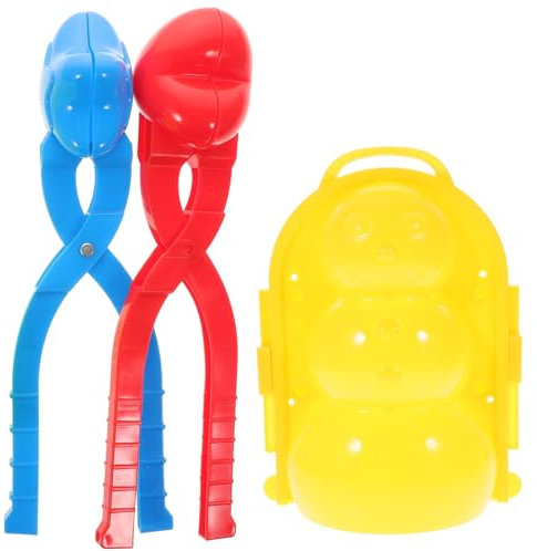 UPKOCH 3stücke Schneeball Clip Kinderclips Praktische Klemme Schneeball-Formen Outdoor Winter Spielzeug Für Kids Maker Ab Jahren Leuchtende Farben