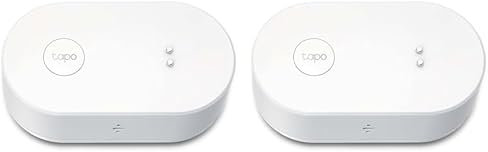Tapo TP-Link T300 Smarter Wasserleck-Sensor, Hub erforderlich, eingebaute 90Db einstellbare Sirene, Sensor & APP & Hub-Alarm, IP67 wasserdicht, 1+Jahr Batterielebensdauer, Flexible Platzierung