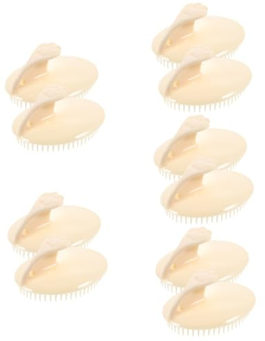 VALICLUD 5 Sätze Silikon Kopfhaut Massager Shampoo Bürste Handheld Haarreinigung Massagebürste Für Sanfte Kopfhautpflege Für Männer Und Verwendbar 2 Stücke * 5