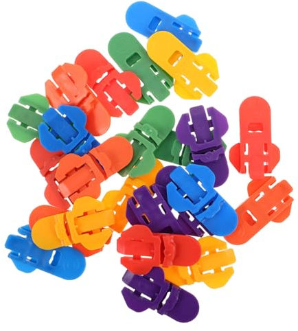 Abaodam 24pezzi Apriscatole in Plastica Per Bevande Coperchi Per Lattine e Soda Per Picnic Bbq e Uso Design Per Dita