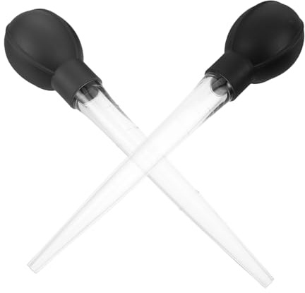 2pcs Plastic Wine Sampling Pipettes 28ml Transfer Droppers | Bulb Tip Measurement, Ergonomic Lightweight Design, Suitable for Red Wine and Candy Mold Oil