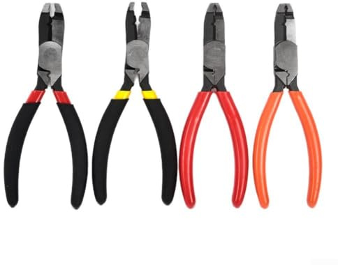 Strong Clamping Screw Extractor Pliers for Removing Rusty and Broken Screws with Adjustable Force and Ergonomic Anti Slip Rubber Handle for Secure Handling (black)