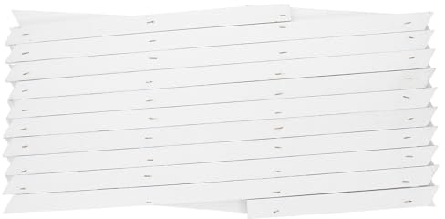 Hemobllo Treillis Mural Extensible en Bois Blanc H44 CM pour Plantes Grimpantes Support de Jardin Intérieur et Extérieur Panneau de Clôture Ajustable pour Fleurs Treillis Décoratif