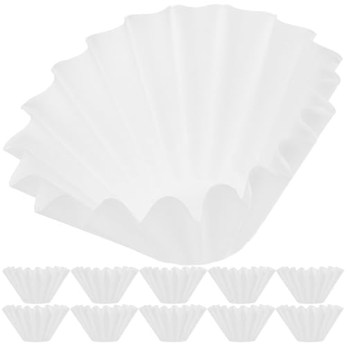 Alipis Vasos Filtro de Papel Práctico 50 de Papel para Café Espresso en Polvo Filtro Filtración Fina para Uso en Casa y Oficina