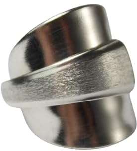 Besteckschmuck-Ring, ca. Größe 59 (18,8 mm), gefertigt aus Besteck.