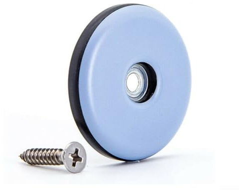Feltrini per mobili in PTFE per traslochi pesanti, protezione per pavimenti, per divani, letti, tavoli e sedie, design antiscivolo a vite (40 mm)