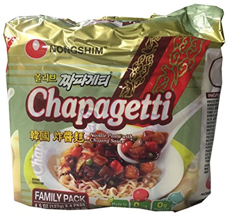Nongshim Pacchetto Famiglia Ramen Coreano (Chapagetti)