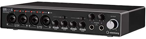 Steinberg UR44C 6x4 USB 3.0 Audio Interface with Cubase AI and Cubasis LE
