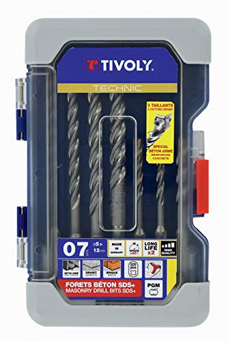 Tivoly 10922770003 Ranger 7 forets SDS+ Master 3 Ø5-6-8mm L110mm ; Ø6-8-10-12mm L160mm