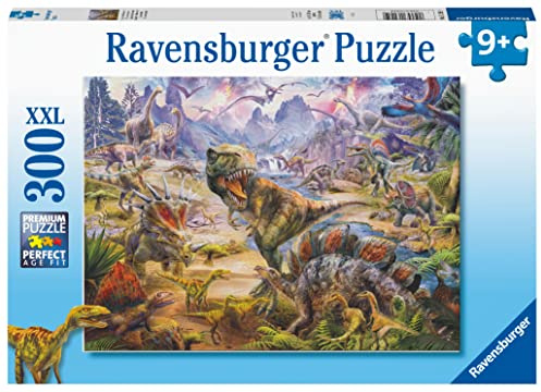 Ravensburger - Barnpussel - Pussel 300 p XXL - Jätte dinosaurier - Från 9 år gammal - 13295