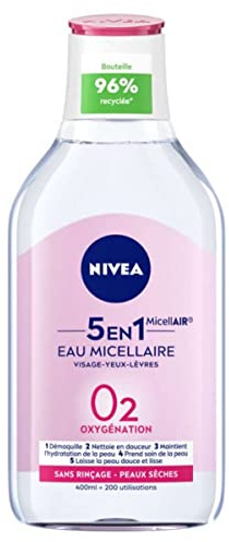 Nivea Mizellares Reinigungswasser O2 Sauerstoffversorgung, 400 ml