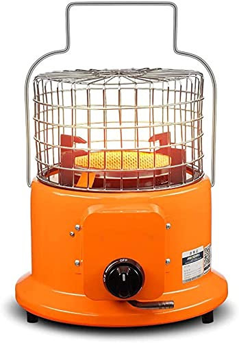 Samnuerly Tragbarer Tischplatten-Terrassenheizer, Gas-Feuerstellen mit Propangasregler, Wabenkeramik-Heizplatte, stufenloser Einstellknopf für Indoor-Outdoor-Heizung, Camping