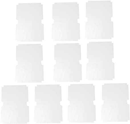Lurrose 10stücke Bücherfolie Selbstklebend Transparent Kunststoff Buchhülle Schutzbuchhülle Transparente Buchhülle Für Lehrbücher Notizbücher Und Schulhefte