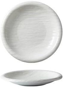 ATREDESES Piatti da pranzo in ceramica Piatto da pranzo in stile giapponese per uso domestico Piatto piano in pietra bianca Modello in ceramica Piatto fondo da tavola Piatto da insalata Piatto piano