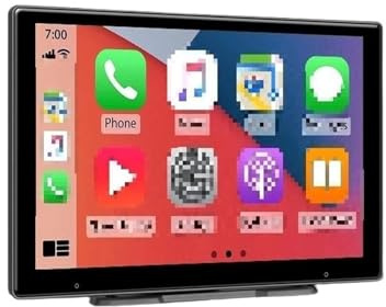 Navigazione GPS per auto Lettore video multimediale portatile per auto con schermo intelligente da 7/10 pollici Wireless Carplay Auto(32G)
