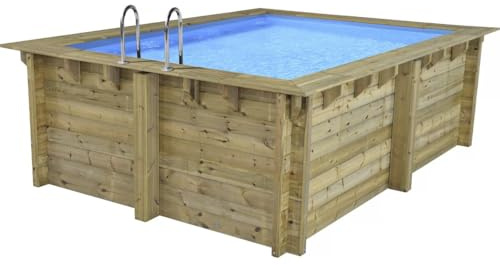 Piscine Bois Rectangle Zanzibar - 3,50 x 2,30 x 1,24 m