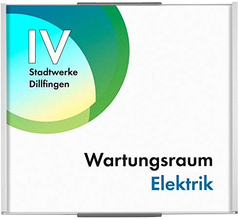 Türschild Oslo silber | 150x150mm | Quadratisch | Aluminium | zur Schraubmontage | 1 Stück | Büroschild, Raumkennzeichnung Büro