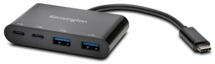 KENSINGTON K39124EU - Hub 4 puertos USB-C