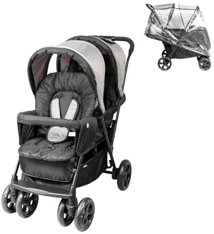 Sillas de paseo marca Bambisol. Modelo Poussette double, pour enfants en âge rapprochés.