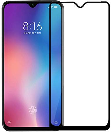 [2 paquetes] Xiaomi Mi A3 Protector de pantalla, Xiaomi Mi A3 cobertura completa Protector de pantalla, vidrio templado HD transparente protector de pantalla para Xiaomi Mi A3 de 6.01 pulgadas