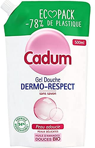Cadum Douche Eco-Pack Dermo-Respect, 500ml