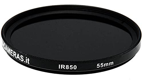 Filtre infrarouge 850 nm 55 mm Blackdove-cameras- Filtre infrarouge 850 nm cut. IR