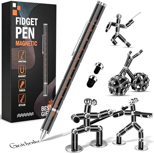 Cadeau Fete Des Peres pour Homme - Stylo Magnétique, Idee Personnalisé Cadeau Homme Femme, Original Utile Cadeaux Gadget Insolite Utile, Rigolo Anniversaire Saint Valentin pour Couple, Papa