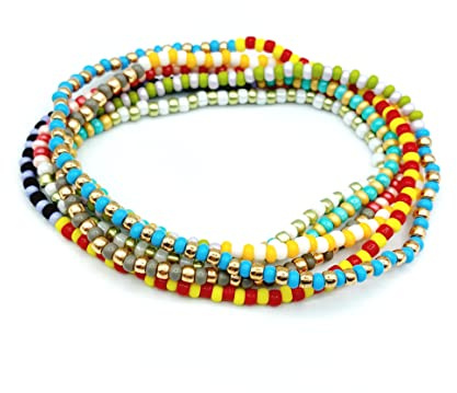 WICKELARMBAND HANDGEFERTIGT by Bau[m]werk Handmade in Germany bunt im Ibiza Style