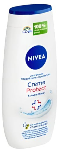 NIVEA Soothing Shower Gel Creme Protect, 250ML (Pack of 3) Gentle, Soap-free Solution Designed to Gently Cleanse and Care for Dry and Sensitive Skin, Balancing With the Skin's Natural Microbial Layer