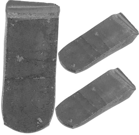 3pcs Axtkeil Eisenkeil Outdoor Axt Keil Eisen Axt Keil Hammer Keil Hammer Zubehör Keil für Hammerkeil für Axt Stabile Keilaxt Installationszubehör Axt Reparaturwerkzeug