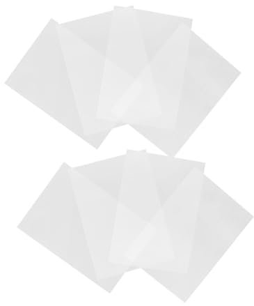 TOKIDNY Leuchtende Durchscheinende Wärmeschrumpffolie 6 Stück 14,5x20cm Halbtransparente Schrumpfplatten Für Kreatives Selbstgemacht Bastelmaterial Bastelprojekte Und Geschenkideen Für Kinder