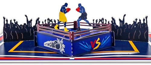 GREETING ART 3D Boxen Pop Up Karte, Kampfkarten, Alles Gute zum Geburtstag, Vatertag, Glückwünsche, Jahrestag, Ruhestand