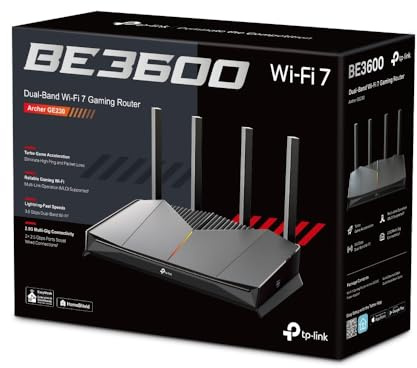 TP-Link Archer GE230 Router Gaming WiFi 7 2x2.5mGb