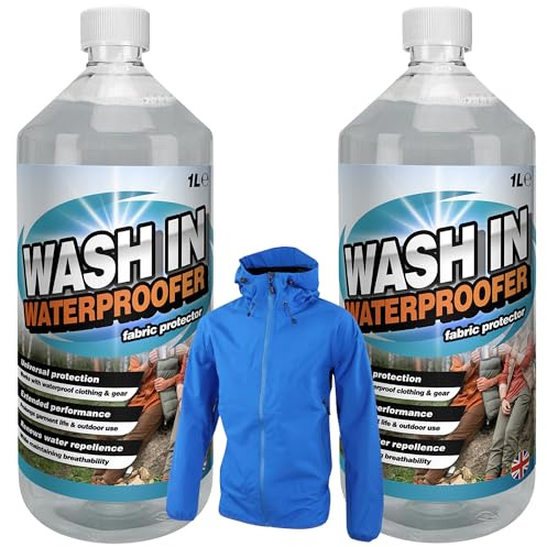 1 Litre Wash In Waterproofer Fabric Protector For All Outdoor Clothing Enhance & Restores Water Repellency (3)