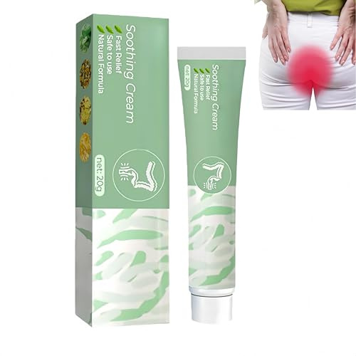 Crema herbal para hemorroides, ingredientes naturales, suave y segura, apta para todo tipo de piel. (1Piezas)