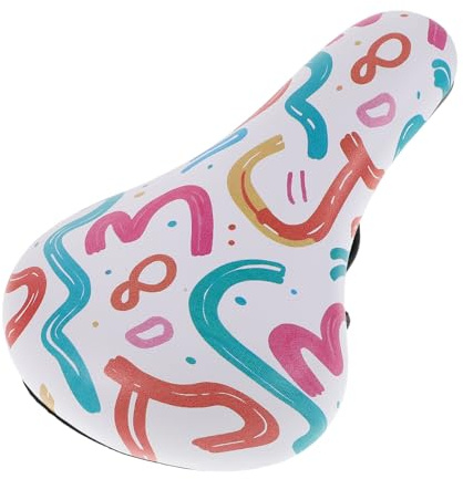 GALPADA Cuscino per Sella Bici per 9x6 Imbottitura Morbida in Spugna ad Alta Densità Antiscivolo Seggiolino Ricambio Compatibile per Biciclette Uso Outdoor