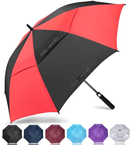 ZOMAKE Regenschirm Groß Sturmfest XL/XXL - Großer Golf-Regenschirm, Windsicher & Stabil, Automatik Großer Schirm, Herren & Damen, 2 Personen, Outdoor & Reise