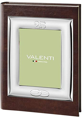 Valenti - Album Foto 25° Anniversario Nozze Argento Foto Copertina cm 13x18