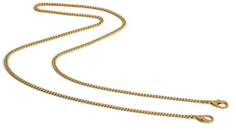 Xiazw Klein Schöne Kette Taschenkette Geldbörsen Umhängeriemen Accesoire für Handtasche Schulter Tasche Crossbody (Altgold,120 cm)