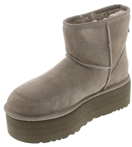 UGG Bottes à plateforme classiques pour femme, Plume fumée, 40 EU