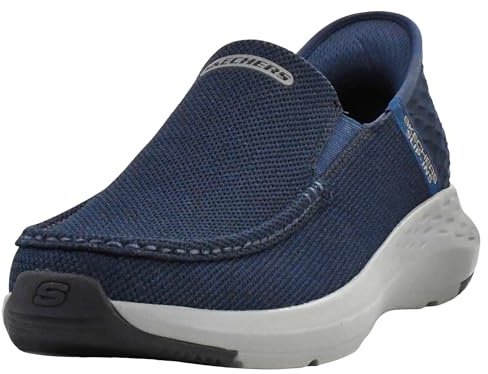 Skechers Uomo Parson Ralven Slip-In ALLENATRICE, Navy Mesh, 42 EU