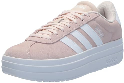 Adidas VL Court Bold Damen-Sneaker, Wonder Quartz/Weiß/Weiß, 5