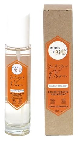Born to bio - Eau de toilette certifie bio - Douceur D'Oranger - 50ml