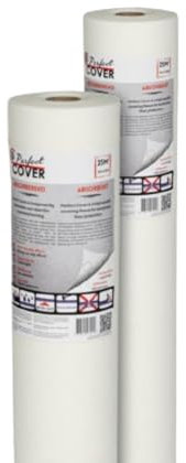 Perfect Cover Assorbente - Pennarello adesivo per pittore - Ideale per lavori di verniciatura, pavimentazione e ristrutturazione - Rotolo di protezione per pavimento - non tessuto - 1 x 25 m