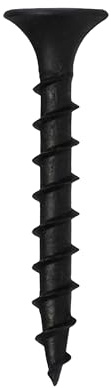 HSI HS SBS GG Schnellbauschrauben mit Grobgewinde 3,9x55 mm 100 Stk. - Schwarz phosphatierte Senkkopfschrauben für Gipsplatten und Holzkonstruktionen, Rigipsschrauben