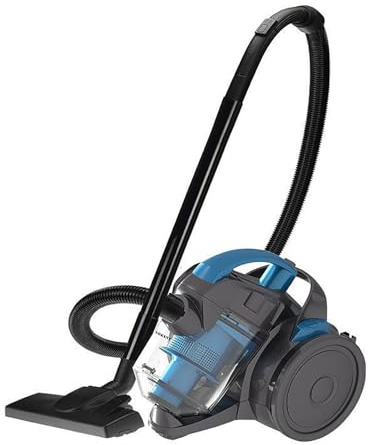 Kraftfull påslös cylinderdammsugare, 2000 W dammsugare med sladd, 1,8 liters kapacitet, golvvårdsdammsugare, lågt ljud, rengöring med flera ytor för hemmabruk, golv, soffa, matta