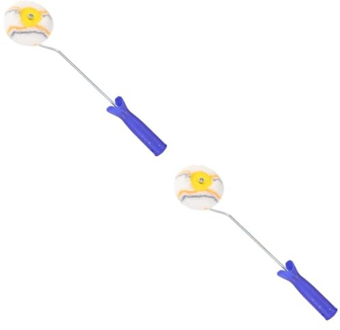 OSALADI 2stücke Portable Malerrolle Für Präzise Wandgestaltung Kleiner Leichtgewichtiger Farbroller Für Ecken Kanten Und Detailarbeiten Für Innenräume Und Renovierungen