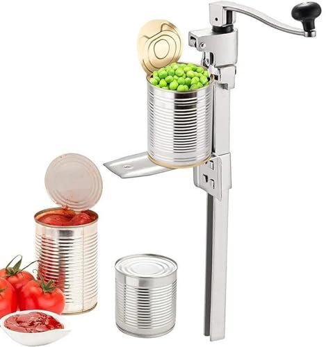 KHZKHC Apriscatole da Tavolo Manuale, Apriscatole Commerciale, Apriscatole da Banco, Altezza di Apertura della Lattina 0-40 Cm, per Ristorante, Hotel, Bar, Casa