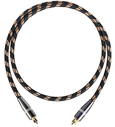 DREEK Cavo audio ottico digitale Toslink Cavo audio in fibra ottica di fascia alta for video HIFI DVD TV DTS 5.1 7.1(0.5 Meters)